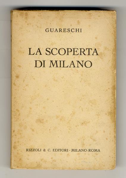 scoperta di Milano - Giovannino Guareschi - copertina