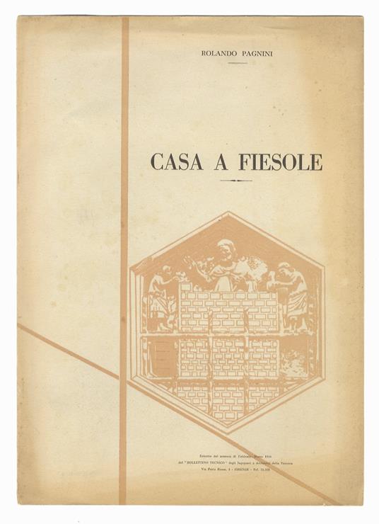 Una Casa a Fiesole - copertina