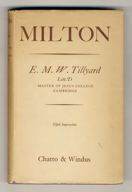 Milton. 5th Impression - copertina