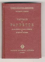 Manuale di pandette. Quarta edizione curata e integrata da Giuseppe Grosso