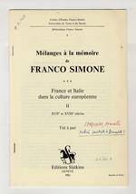 Un capitolo nella storia di Don Giovanni: Molière parodiato da Biancolelli?