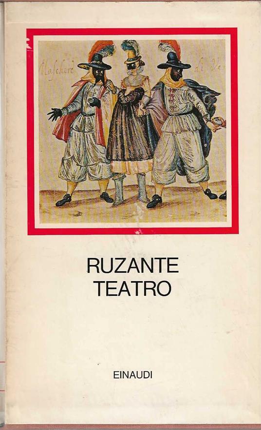 Ruzante . Teatro - Ruzante - copertina