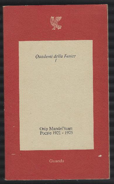 Poesie 1921 - 1925 - Osip Mandel'stam - copertina