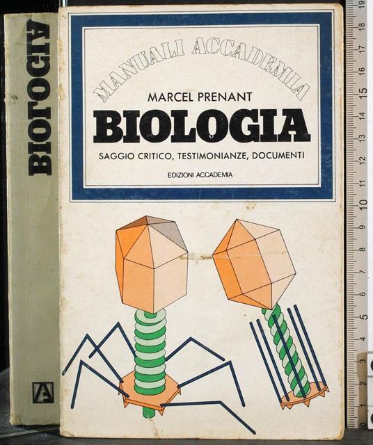 Biologia - Marcel Prenant - copertina