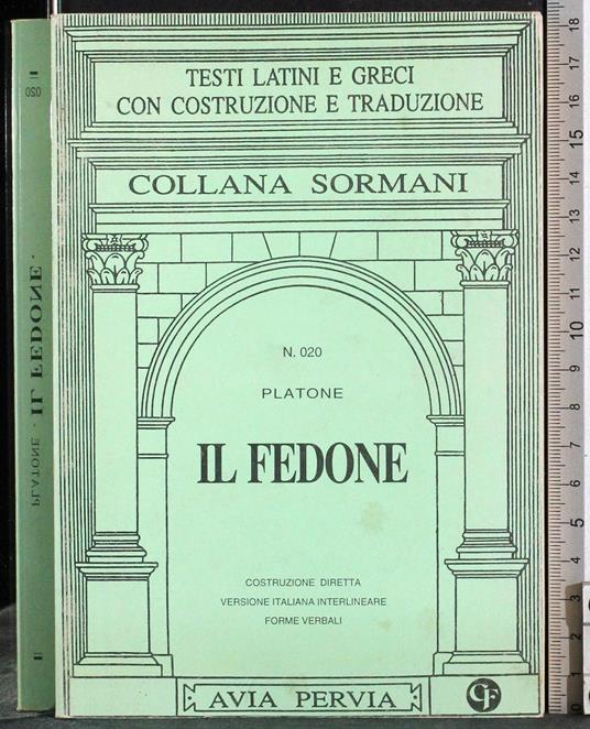 Il fedone. N 020 - Platone - copertina