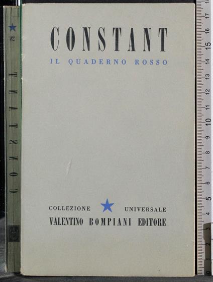 Il quaderno rosso - Constant - copertina