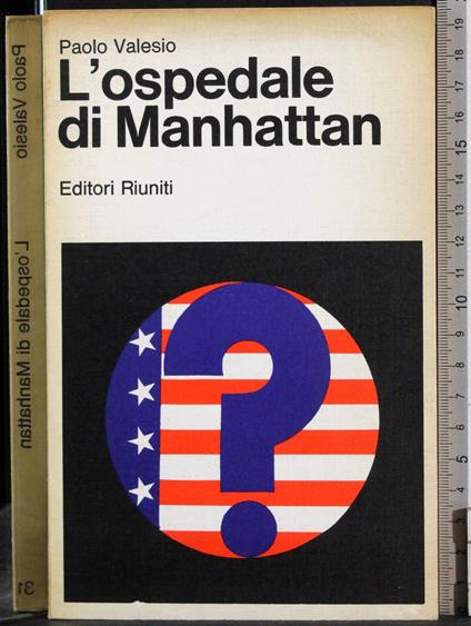 L' Ospedale di Manhattan - Paolo Valesio - copertina