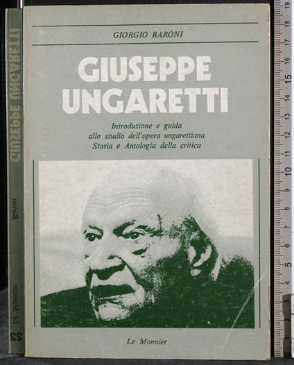 Giuseppe Ungaretti - Giorgio Baroni - copertina