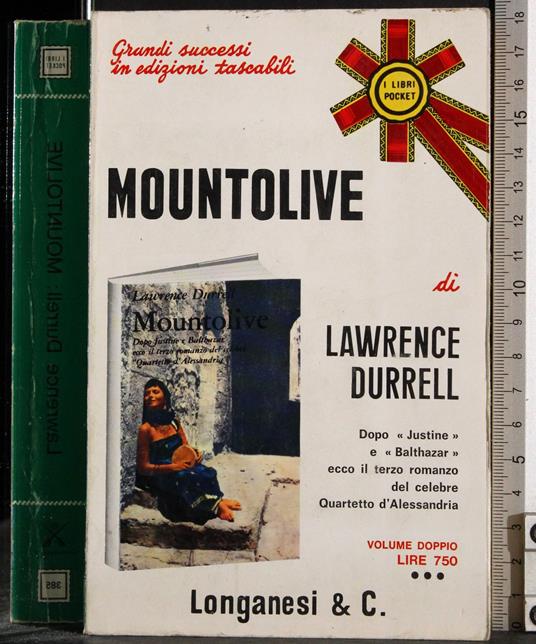 Mountolive - Lawrence Durrell - copertina