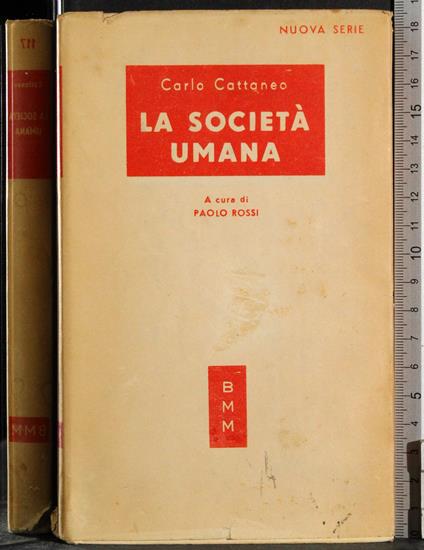 società umana - Carlo Cattaneo - copertina