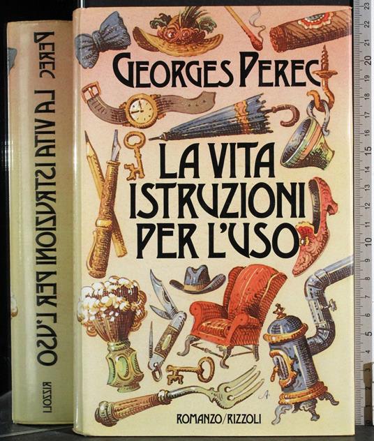 vita istruzioni per l'uso - Georges Perec - copertina