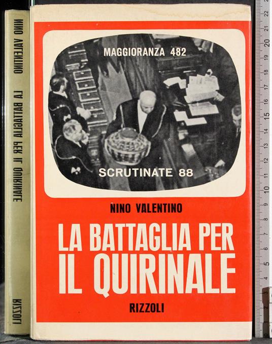 battaglia per il Quirinale - Nino Valentino - copertina