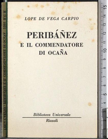 Peribanez e il commendatore di Ocana - Lope de Vega - copertina