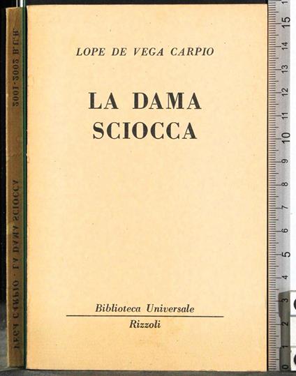 dama sciocca - Lope de Vega - copertina