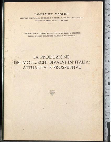 Produzione molluschi bivalvi in Italia: attualità - copertina