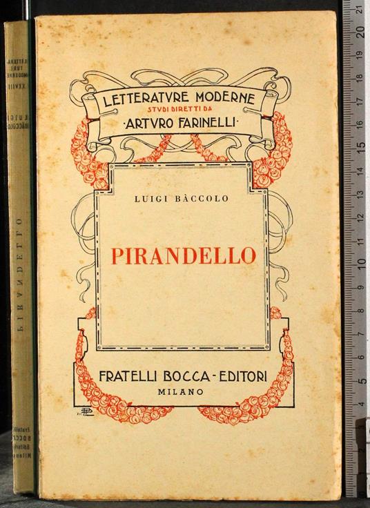 Pirandello - Luigi Baccolo - copertina
