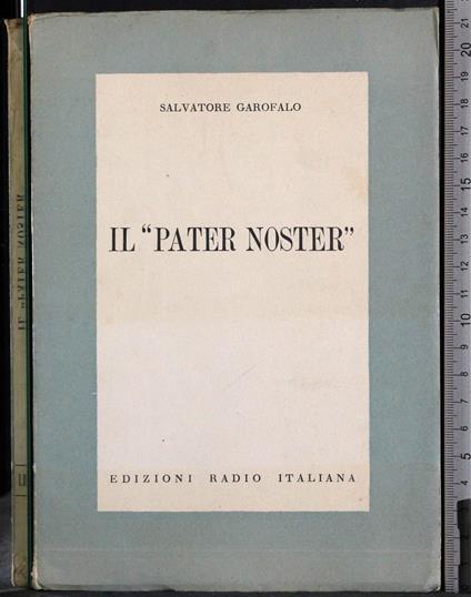 pater noster - Salvatore Garofalo - copertina
