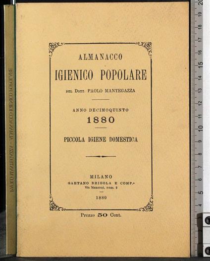 Almanacco igenico popolare - Paolo Mantegazza - copertina