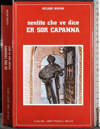 Sentite che ve dice er sor Capanna - Riccardo Mariani - copertina