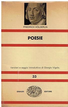 Poesie - Friedrich Hölderlin - copertina