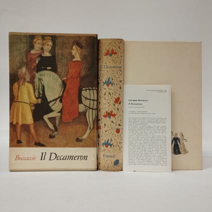 Il decameron - Giovanni Boccaccio - copertina