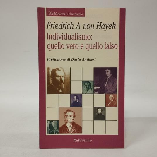 Individualismo: quello vero e quello falso - Friedrich A. von Hayek - copertina