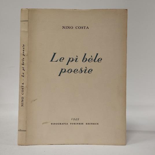 Le pì bèle poesie - Nino Costa - copertina