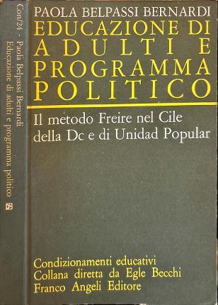 Educazione di adulti e programma politico - Paola Belpassi Bernardi - copertina