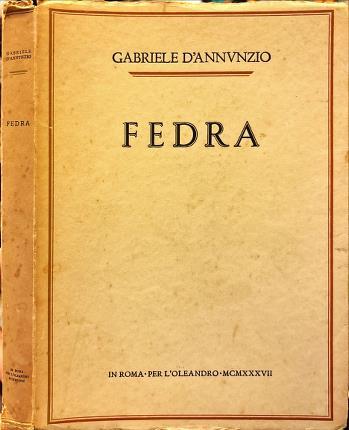 Fedra - Gabriele D'Annunzio - copertina