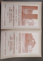 L' L' architettura italiana del Seicento e del Settecento . Parte I e II