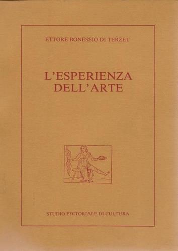 L' esperienza dell'arte - Ettore Bonessio di Terzet - copertina