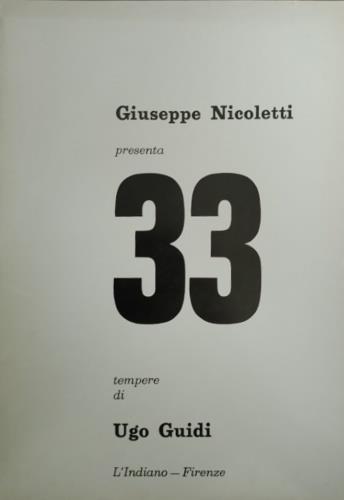 33 tempere di Ugo Guidi - Giuseppe Nicoletti - copertina
