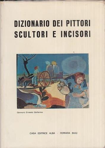 Dizionario dei pittori scultori e incisori - copertina