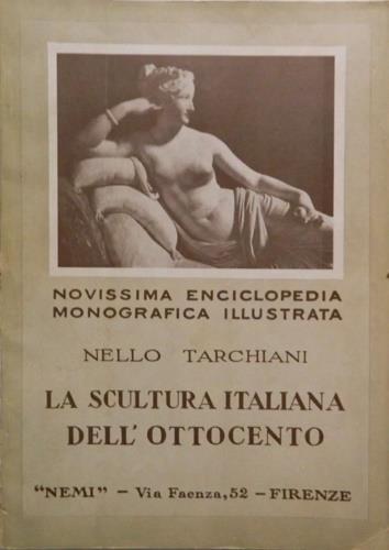scultura italiana dell'ottocento - copertina