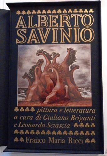 Alberto Savinio. Pittura e letteratura - copertina