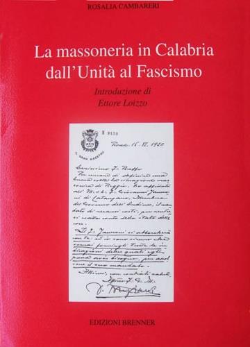 Massoneria in Calabria dall'Unità al Fascismo - copertina