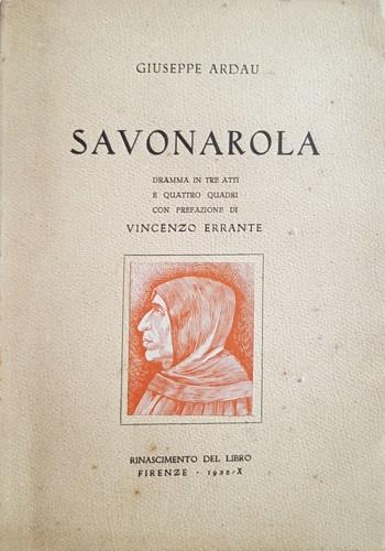 Savonarola - Giuseppe Carau - copertina