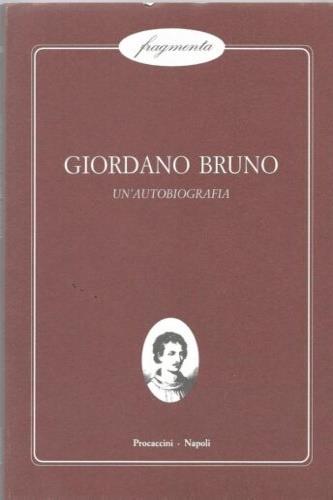 'autobiografia - Giordano Bruno - copertina