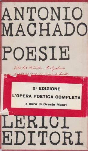 Poesie - Antonio Machado - copertina