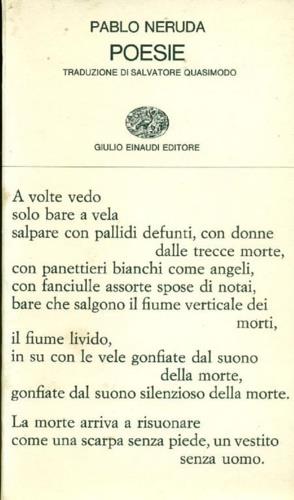 Poesie - Pablo Neruda - copertina