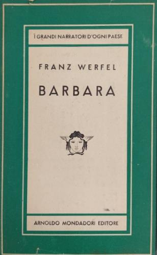 Barbara - Franz Werfel - copertina