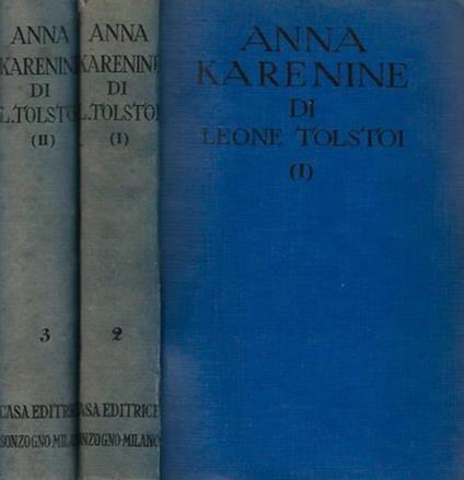 Anna Karenine - Leone Tolstoj - copertina