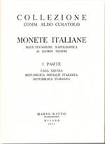 Collezione Comm. Aldo Curatolo. Monete italiane dall'invasione napoleonica ai giorni nostri. Volume rilegato in tutta tela