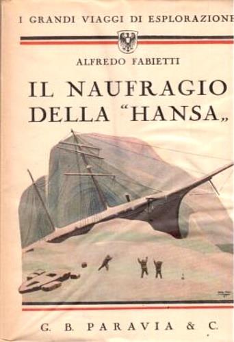 Il naufragio della Hansa - Alfredo Sabetti - copertina