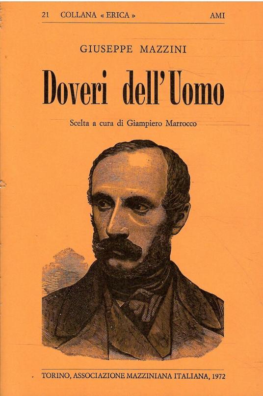 Doveri Dell'Uomo - Giuseppe Mazzini - copertina