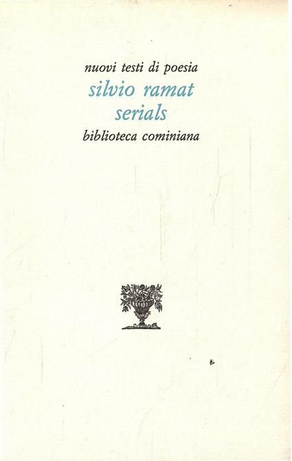 Serials - Silvio Ramat - copertina