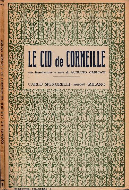 Le cid - Pierre Corneille - copertina