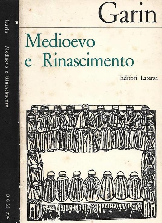 Medioevo e Rinascimento - Eugenio Garin - copertina