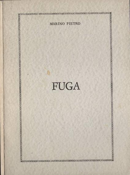 Fuga - Pietro Marino - copertina