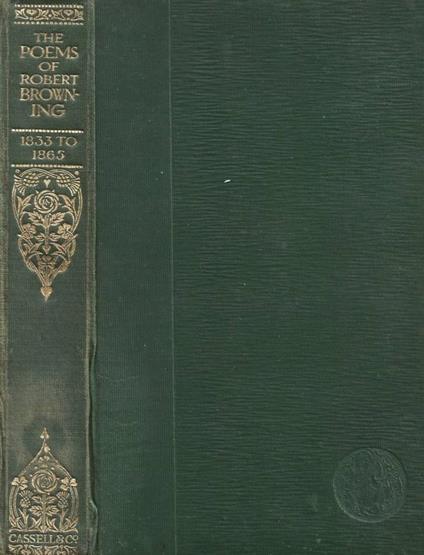 Poems of Robert Browning 1833-1865 - Robert Browning - copertina